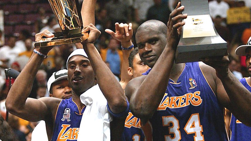 Kobe Bryant und Shaquille O'Neal beim NBA-Finale 2002