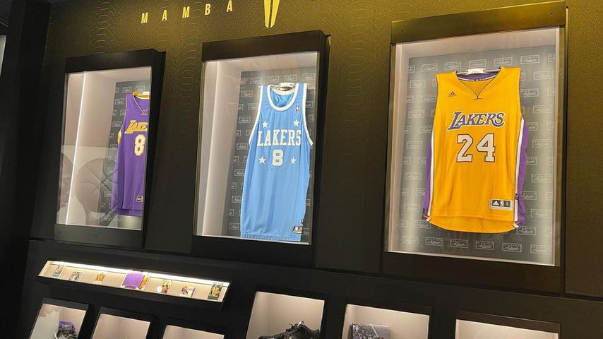 Kobe Bryants Ausstellung in der Hall of Fame