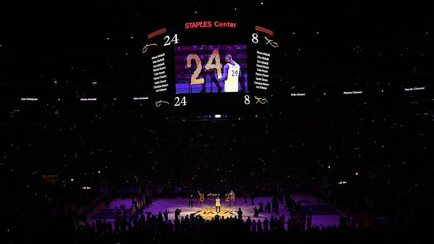 Kobe Bryants Ehrung im Staples Center