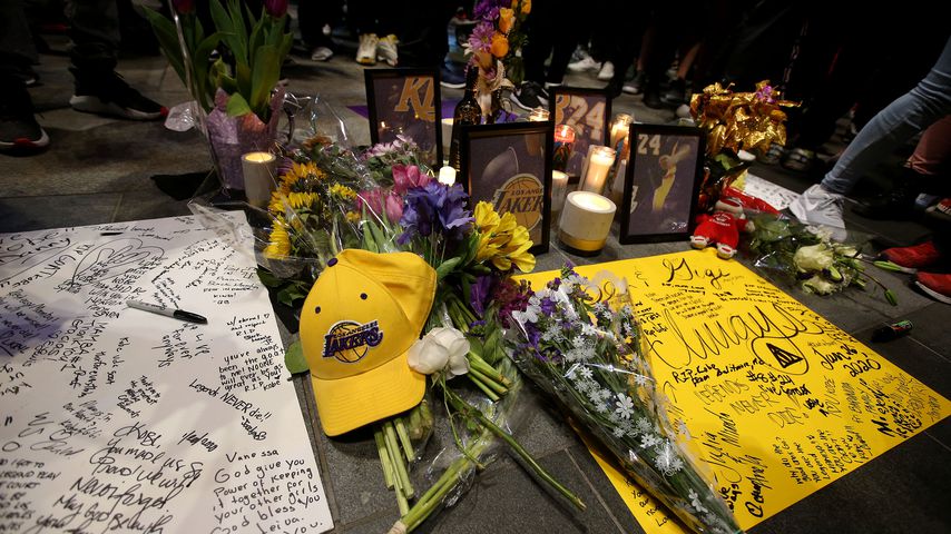 Kobe Bryants Gedenkstätte am Staples Center