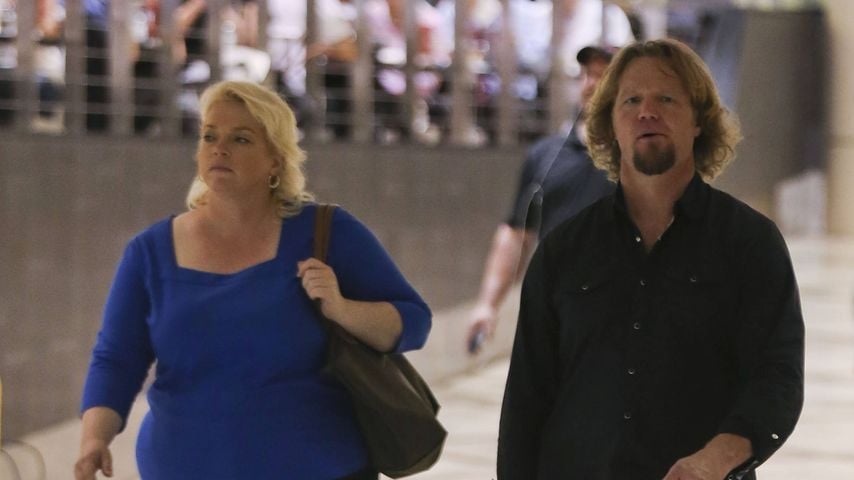 Janelle und Kody Brown am Flughafen in Los Angeles, 2014