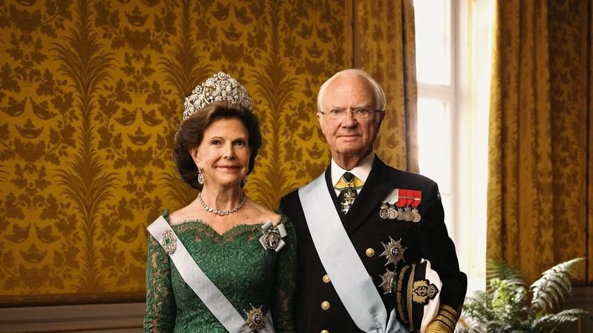 Schwedisches Königspaar startet historisches Jahr mit Fotos