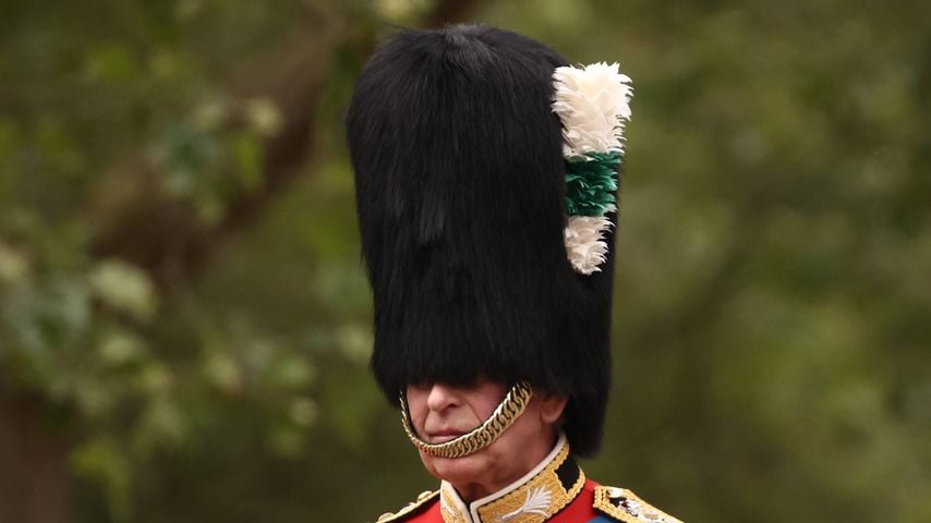 König Charles bei der Parade Trooping the Colour in London, Juni 2023