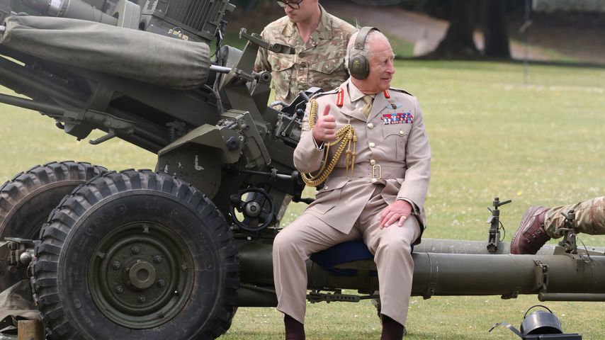 König Charles bei der Royal Artillery, Juni 2025