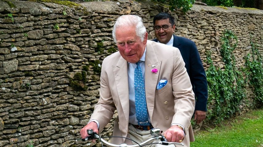 König Charles auf dem Fahrrad 2021