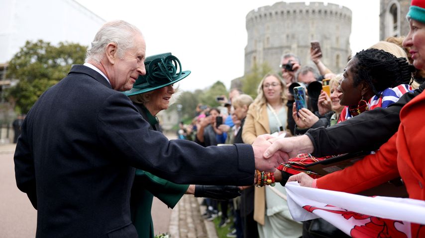 König Charles und Königin Camilla beim Ostergottesdienst im März 2024
