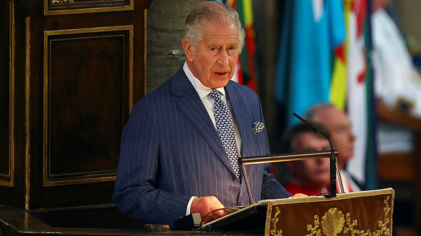 König Charles in der Westminster Abbey, März 2023