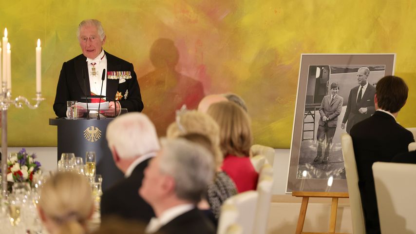 König Charles beim Staatsbankett in Berlin 2023