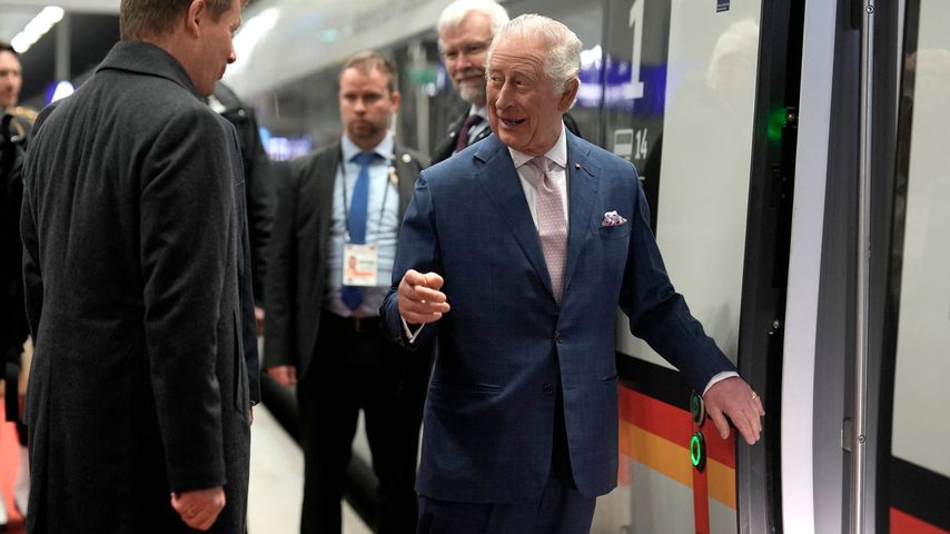 König Charles III. am Berliner Hauptbahnhof