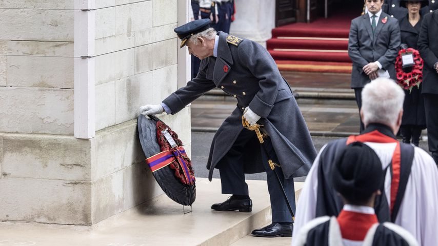 König Charles III. am Remembrance Sunday 2023