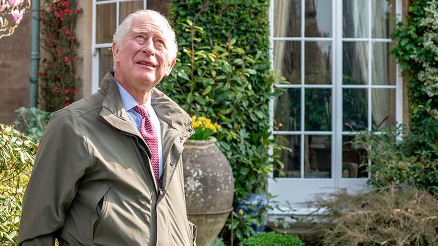 König Charles III. in den Highgrove Gardens, im November 2022