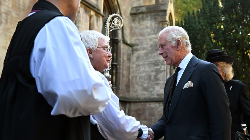 König Charles III. bei seinem Besuch in Wales, September 2022