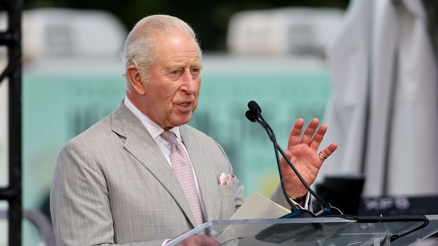 König Charles III. hält eine Rede bei der Jugendveranstaltung "The Future Bahamas" in Nassau