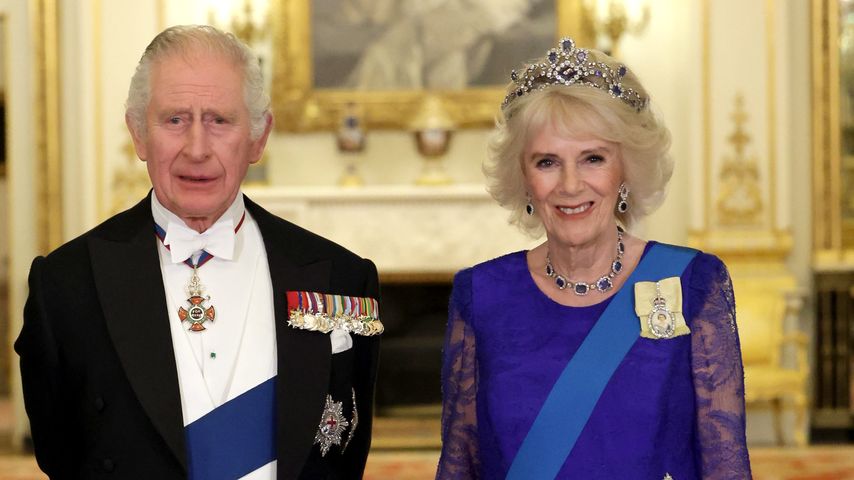 König Charles III. und Camilla bei ihrem ersten Staatsempfang 2022