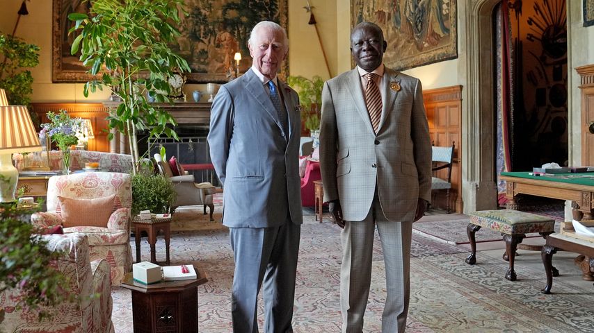 König Charles III. und König Osei Tutu II. im Juli 2024