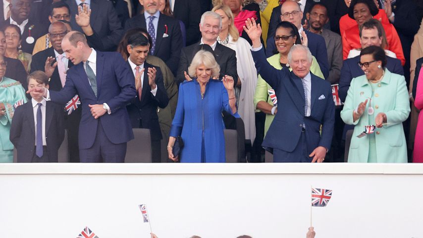 König Charles III. und Königin Camilla beim Krönungskonzert