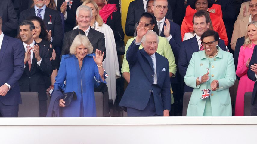 König Charles III. und Königin Camilla beim Krönungskonzert