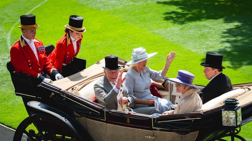 König Charles und Königin Camilla am Ladies’ Day der Royal Ascot