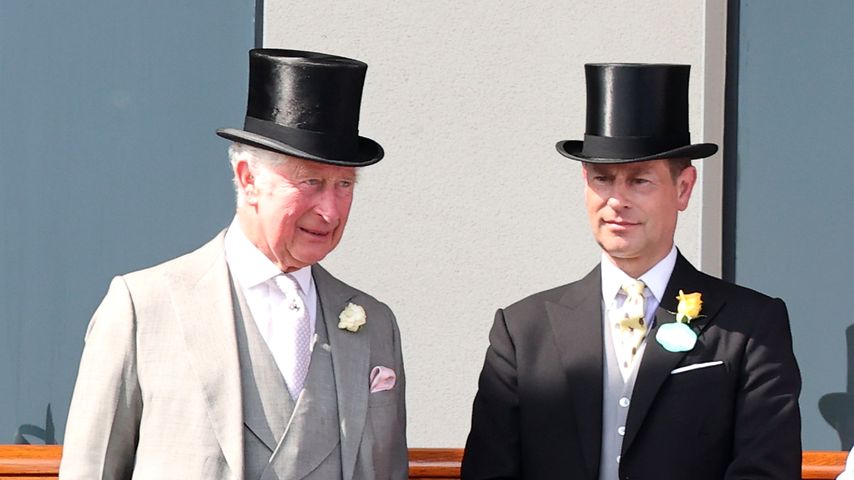 König Charles III. und Prinz Edward im Juni 2021