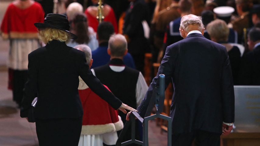 König Charles III. und seine Frau Camilla, September 2022