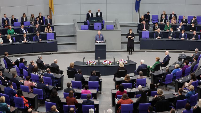 König Charles im Bundestag im März 2023