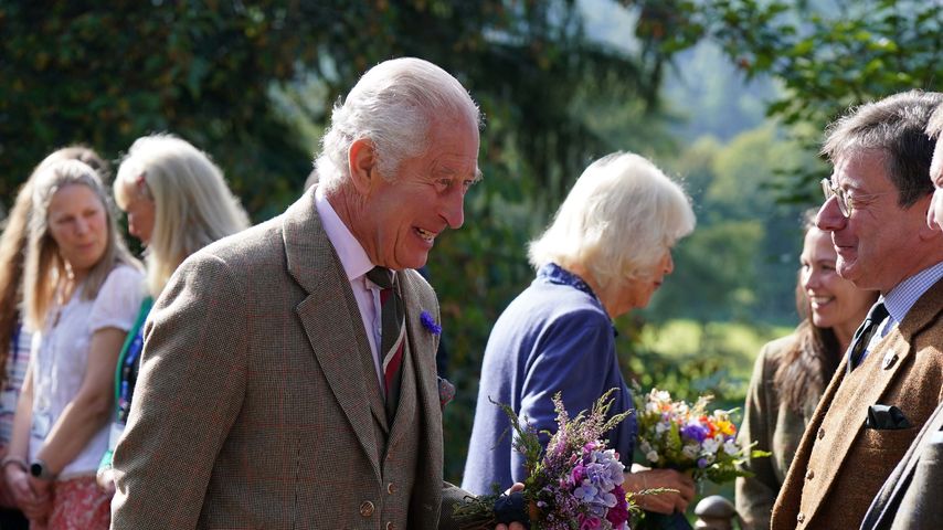 König Charles in Aberdeenshire, September 2023