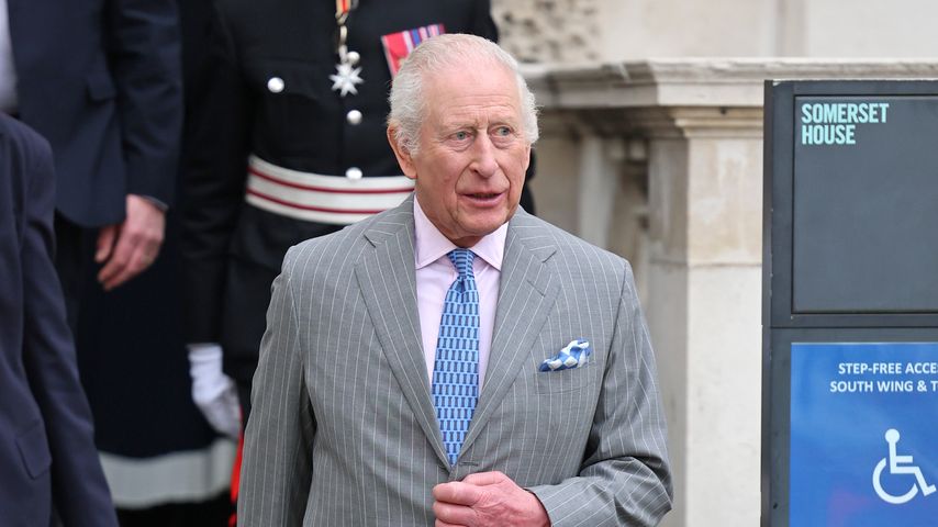 König Charles III. vor dem Somerset House in London, März 2025