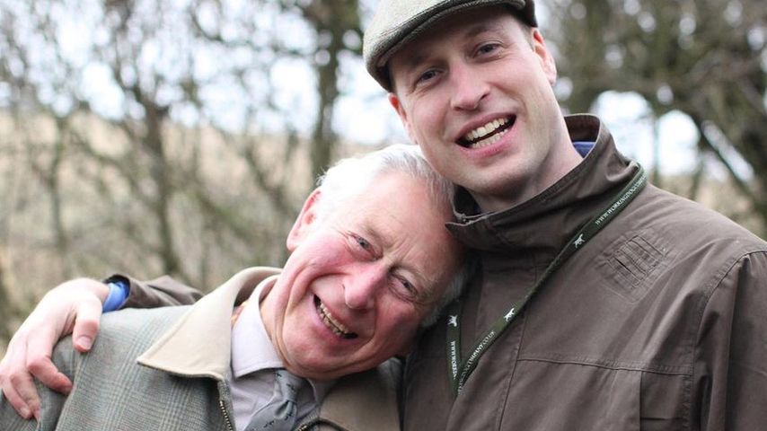 Vatertag: Prinz William teilt Nostalgie-Pic mit Papa Charles