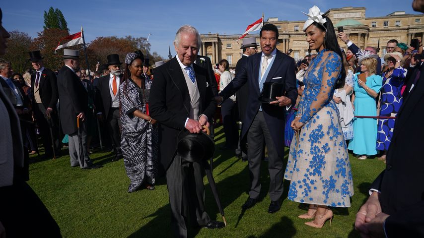 König Charles mit Lionel Richie und Lisa Parigi Mai 2023