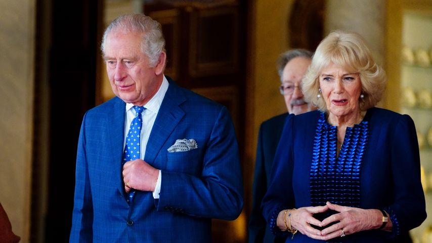 König Charles mit seiner Frau Camilla, Januar 2023