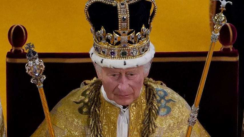 König Charles bei seiner Krönung im Mai 2023