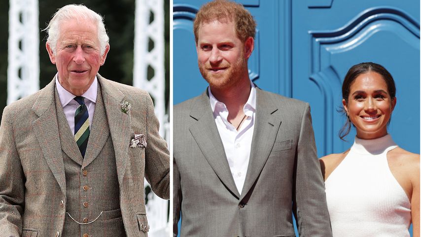 Staatsbesuch: Denkt König Charles hier an Harry und Meghan?