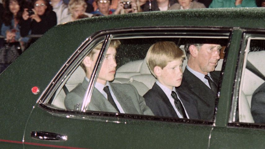 William & Harry hinter Dianas Sarg: Bereut es König Charles?