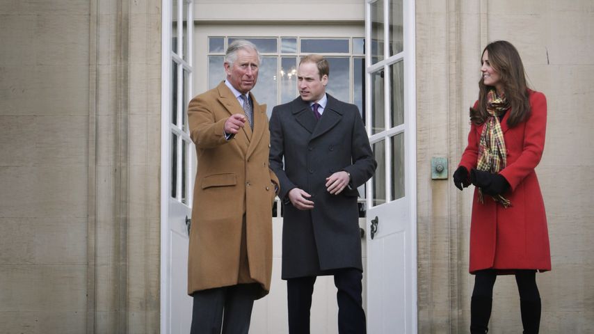 König Charles, Prinz William und Prinzessin Kate