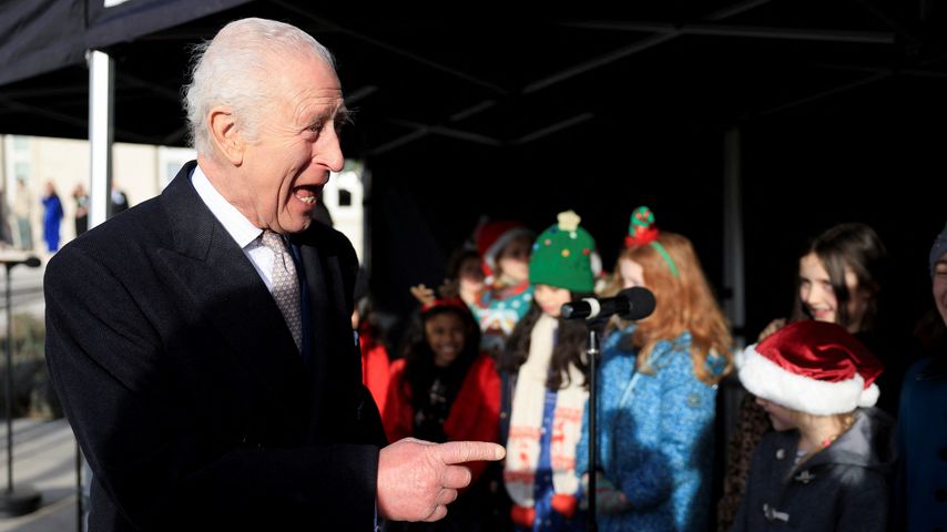 König Charles III. 2024 bei einem Event in der Waltham Forest Town Hall in London
