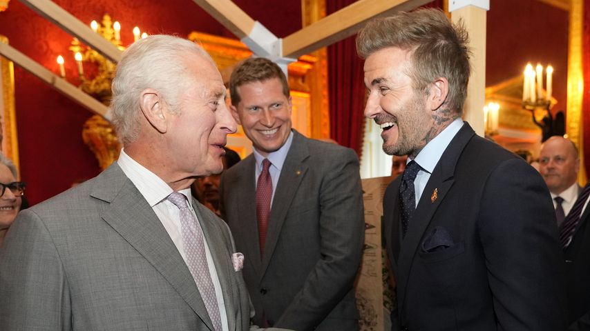König Charles und David Beckham, The King's Foundation Charity Awards 2024
