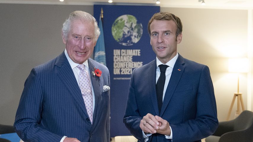 König Charles und Emmanuel Macron, November 2021