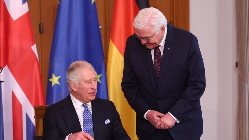 König Charles und Frank-Walter Steinmeier im März 2023 im Schloss Bellvue