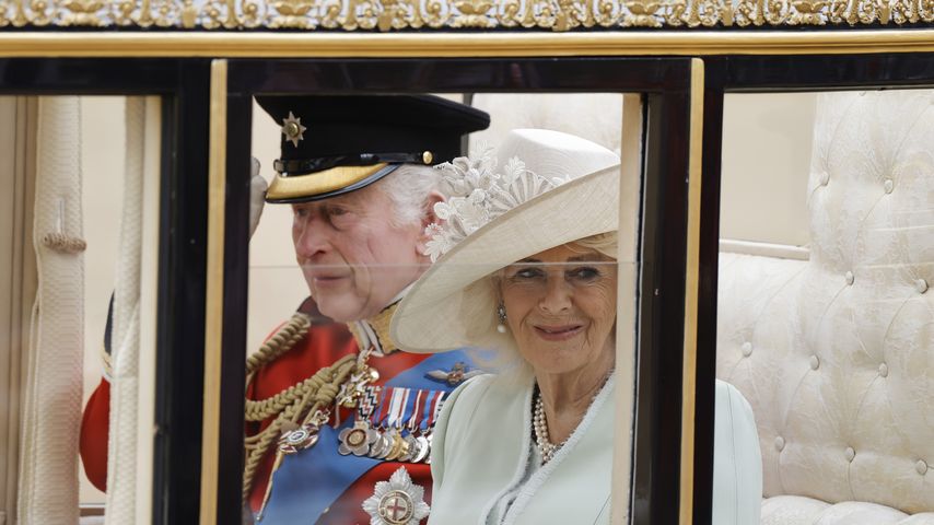 König Charles und Königin Camilla bei Trooping the Colour 2024