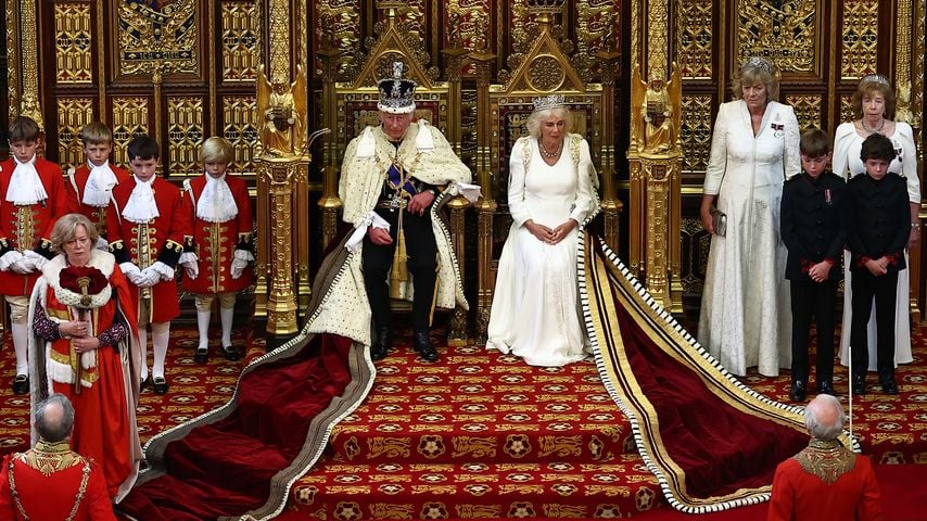 König Charles und Königin Camilla im House of Parliament im Juli 2024