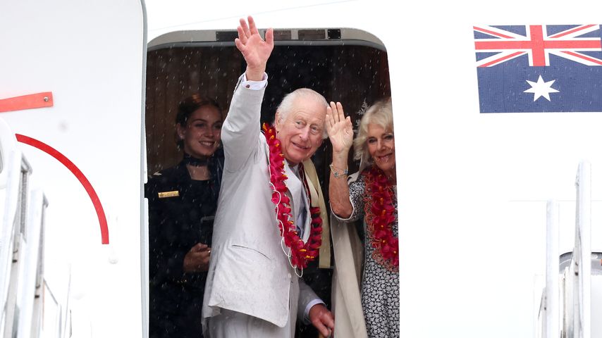 König Charles und Königin Camilla während ihrer Samoa-Reise im Oktober 2024