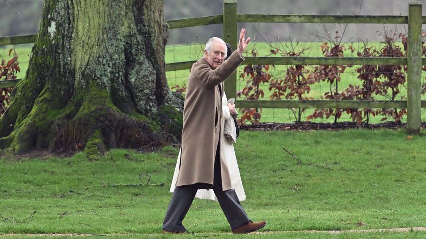 König Charles und Königin Camilla in Sandringham