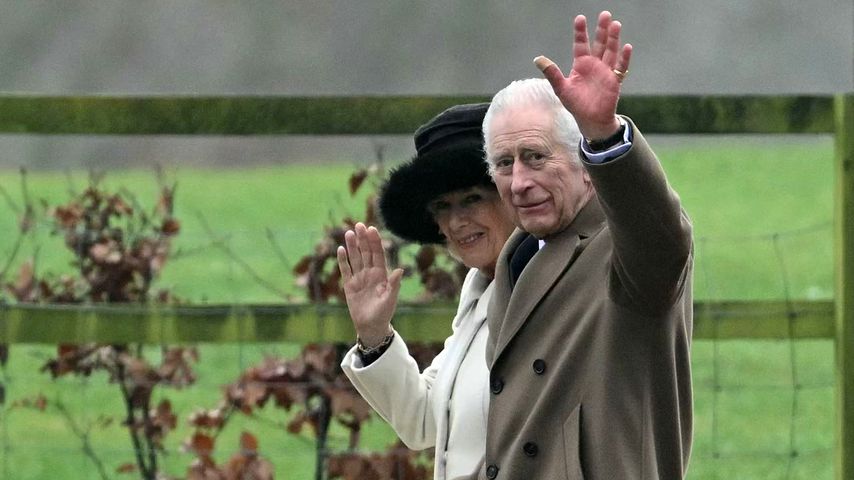 König Charles und Königin Camilla im Februar 2024