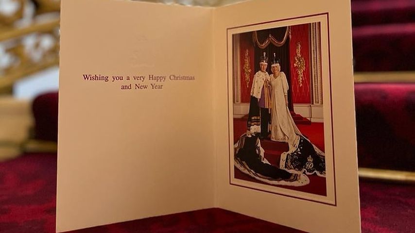 König Charles und Königin Camillas Weihnachtskarte, 2023