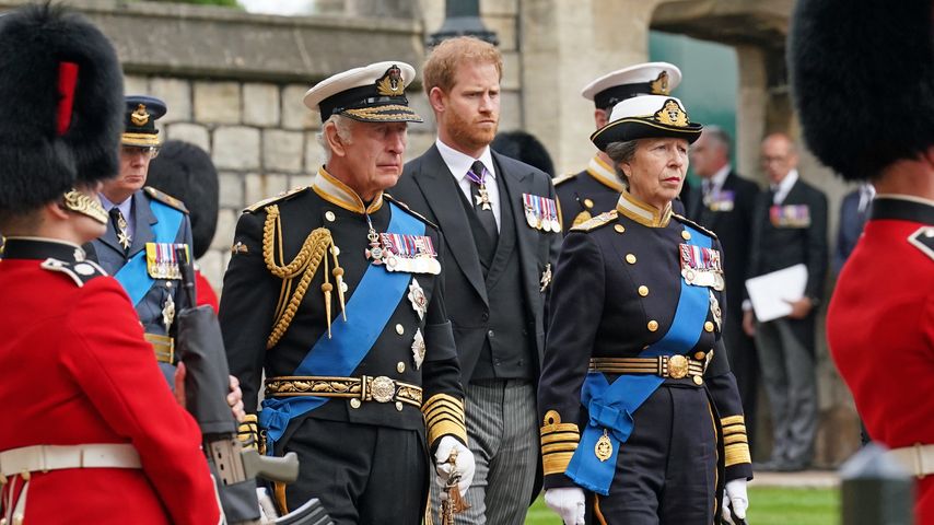 König Charles und Prinz Harry, 2022
