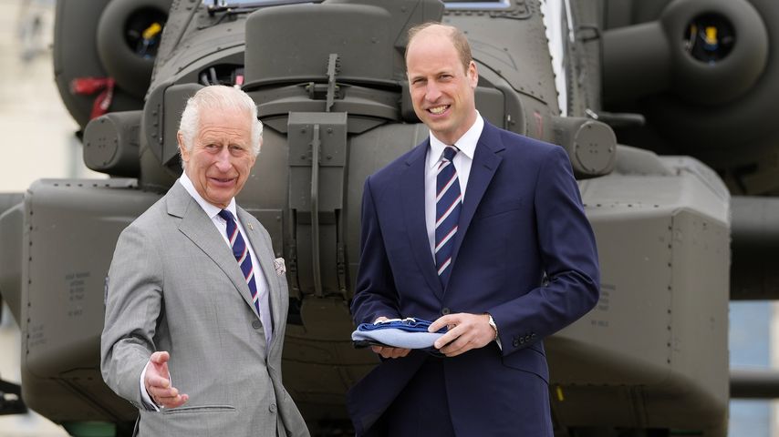 König Charles und Prinz William im Army Aviation Centre im Mai 2024
