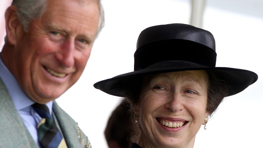 König Charles und Prinzessin Anne