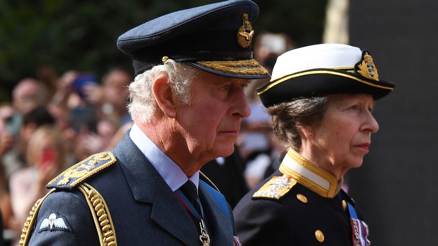 König Charles und Prinzessin Anne im September 2022
