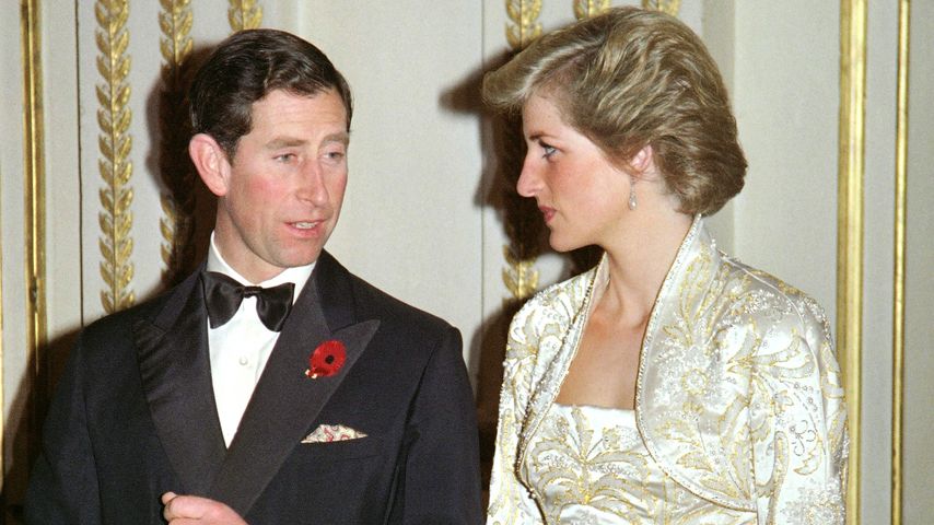 König Charles und Prinzessin Diana im November 1988