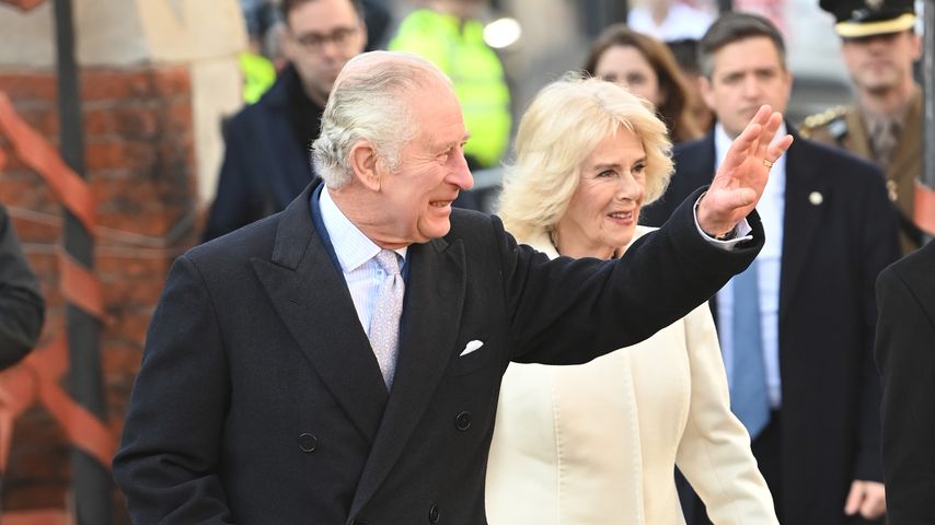 König Charles und seine Frau Camilla bei der bangladesischen Community in London, Februar 2023